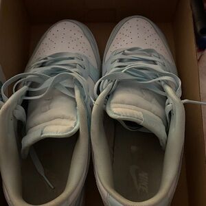 Nike Air White and Light Blue Sneakers